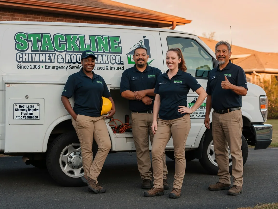 Chimney flashing repair company in Wharton, OH